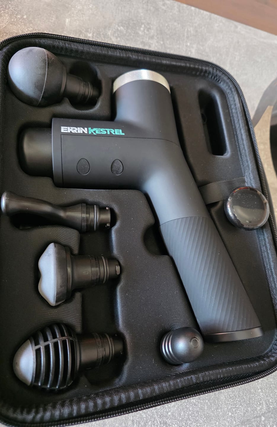 Customer photo review of Kestrel Percussion Massager