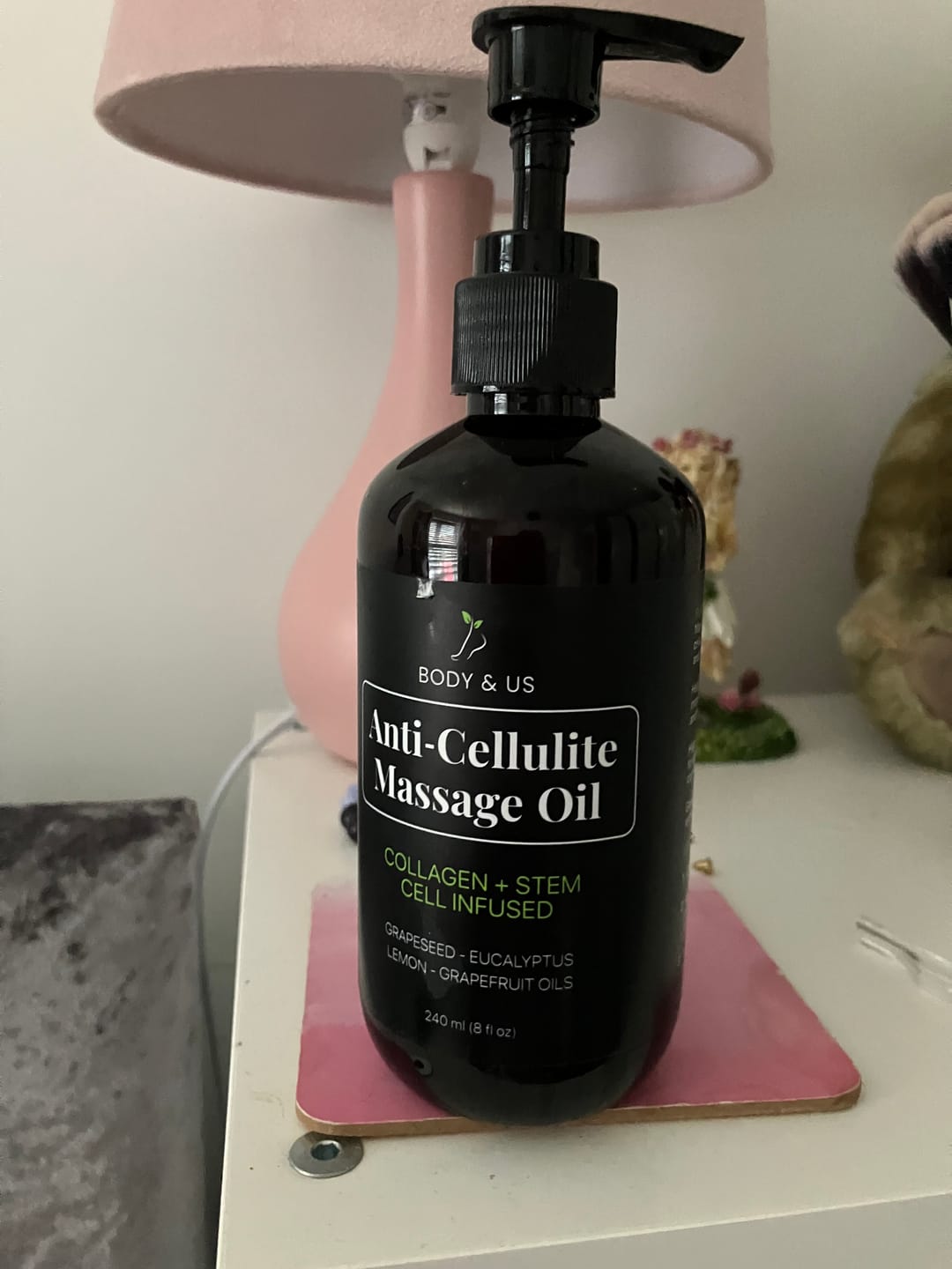 Customer photo review of Body For Us Anti-Cellulite Massage Oil