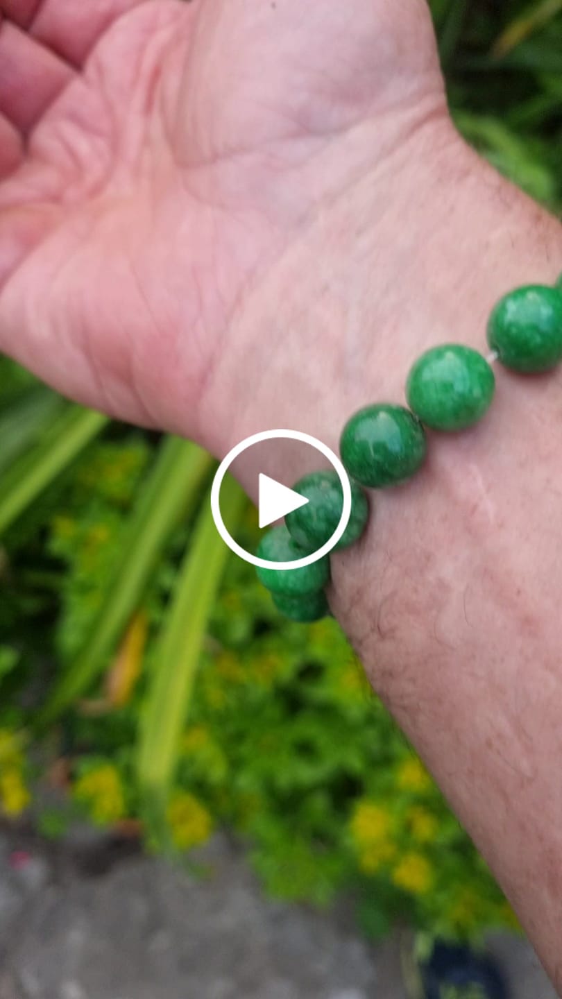Customer video review of Buddha Stones FengShui PiXiu Jade Protection Bracelet