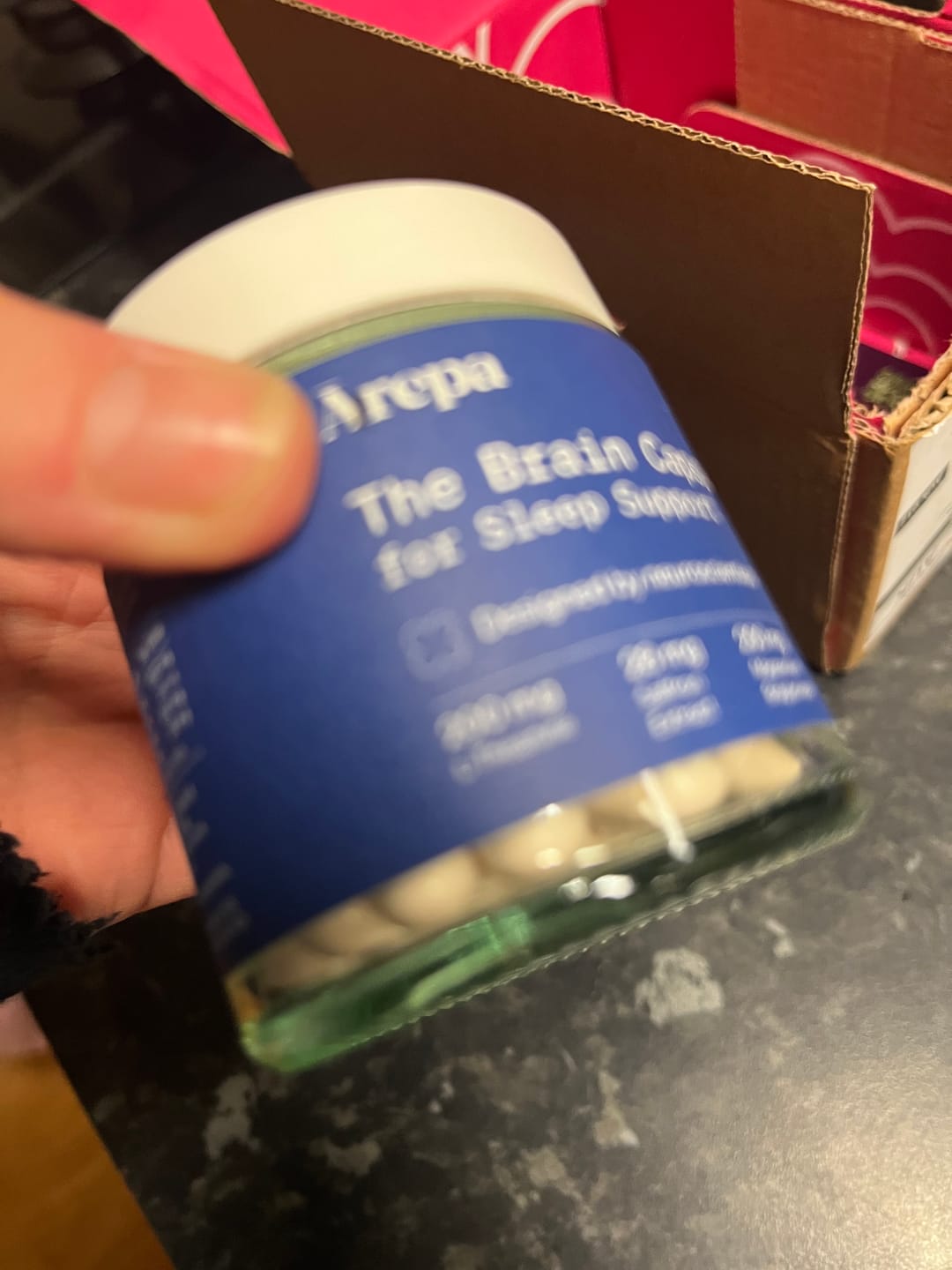 Customer photo review of The Brain Capsules for Sleep Support