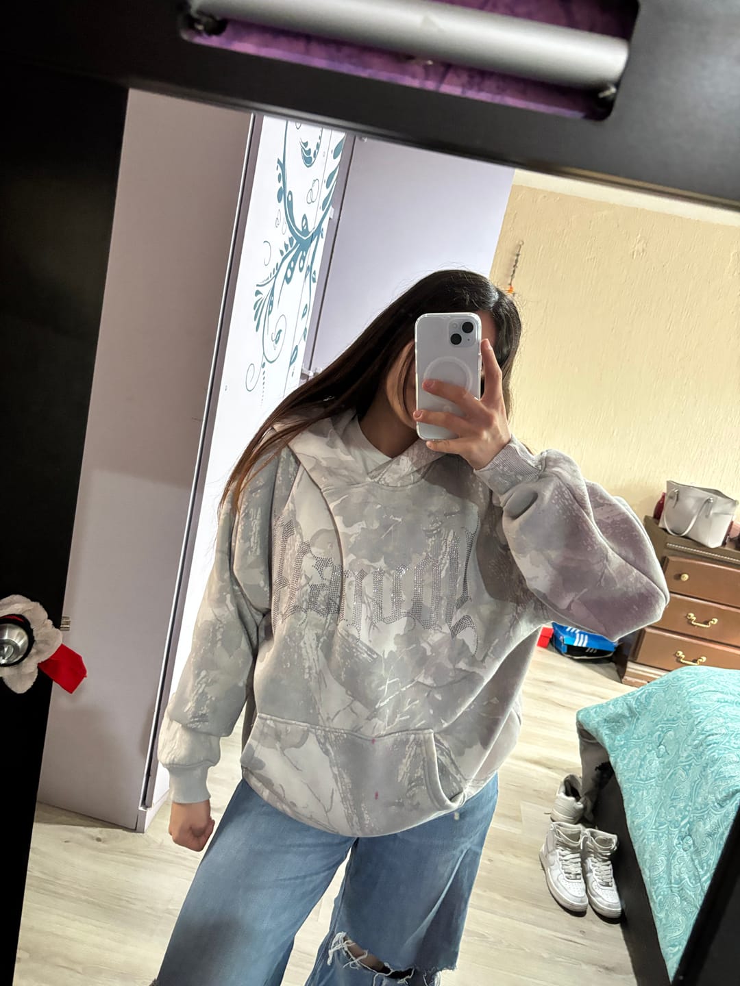 Customer photo review of W5168 - Camo Bling Hoodie
