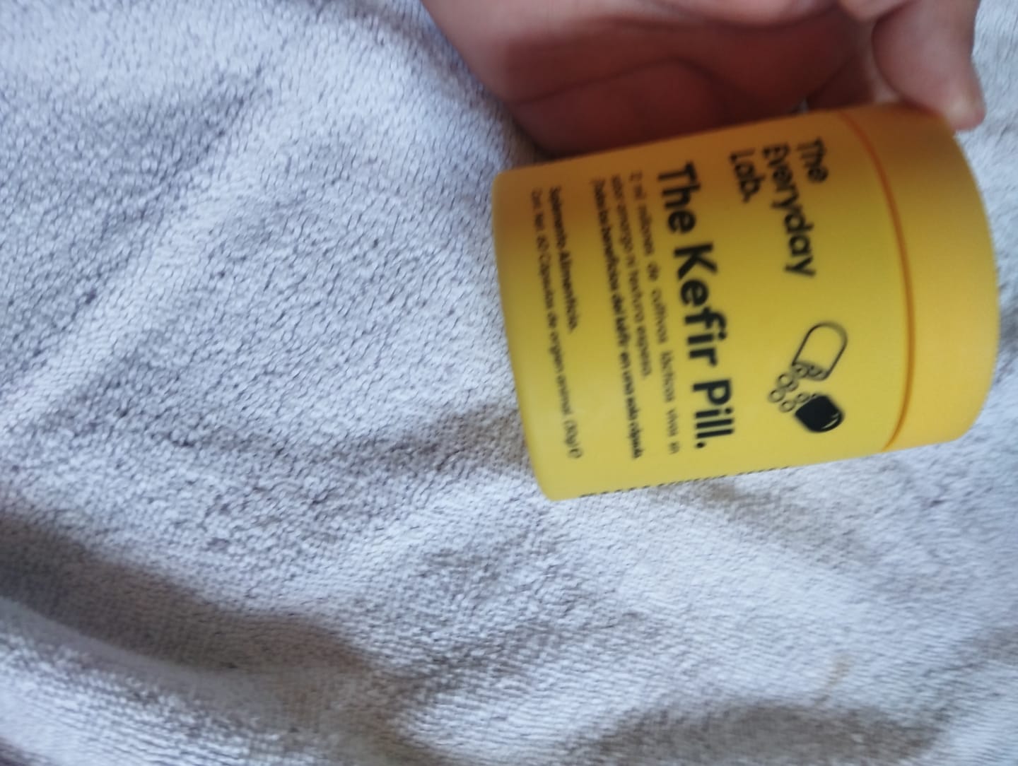 Customer photo review of The Kefir Pill | Probiótico de Kéfir en Cápsulas