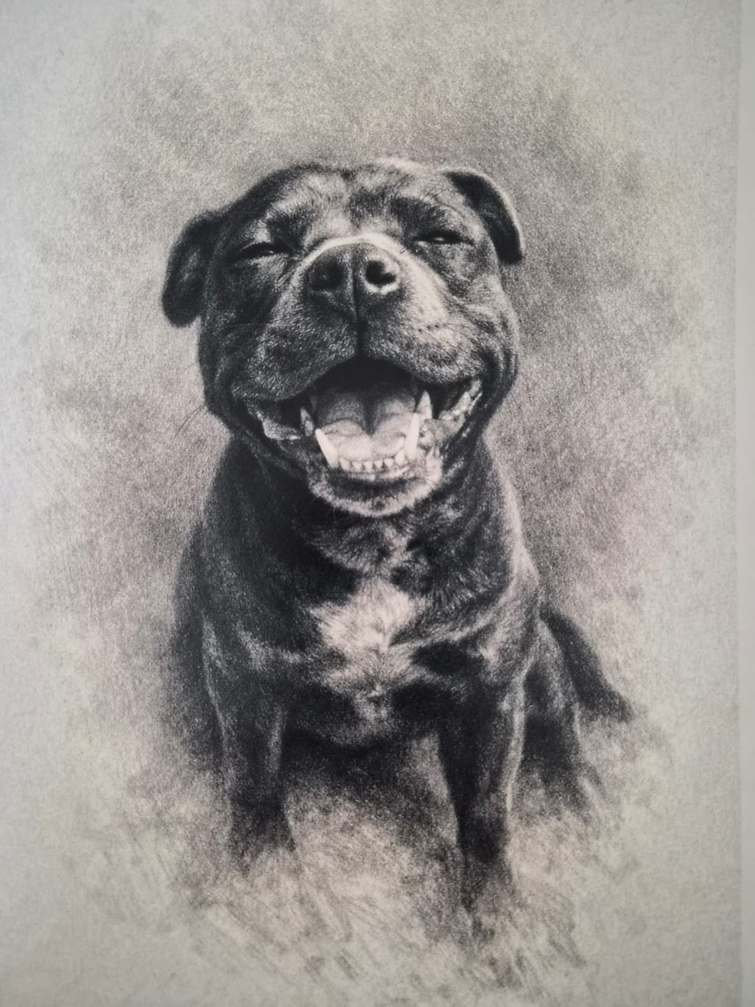 Customer photo review of Charcoal - Personalised Poster