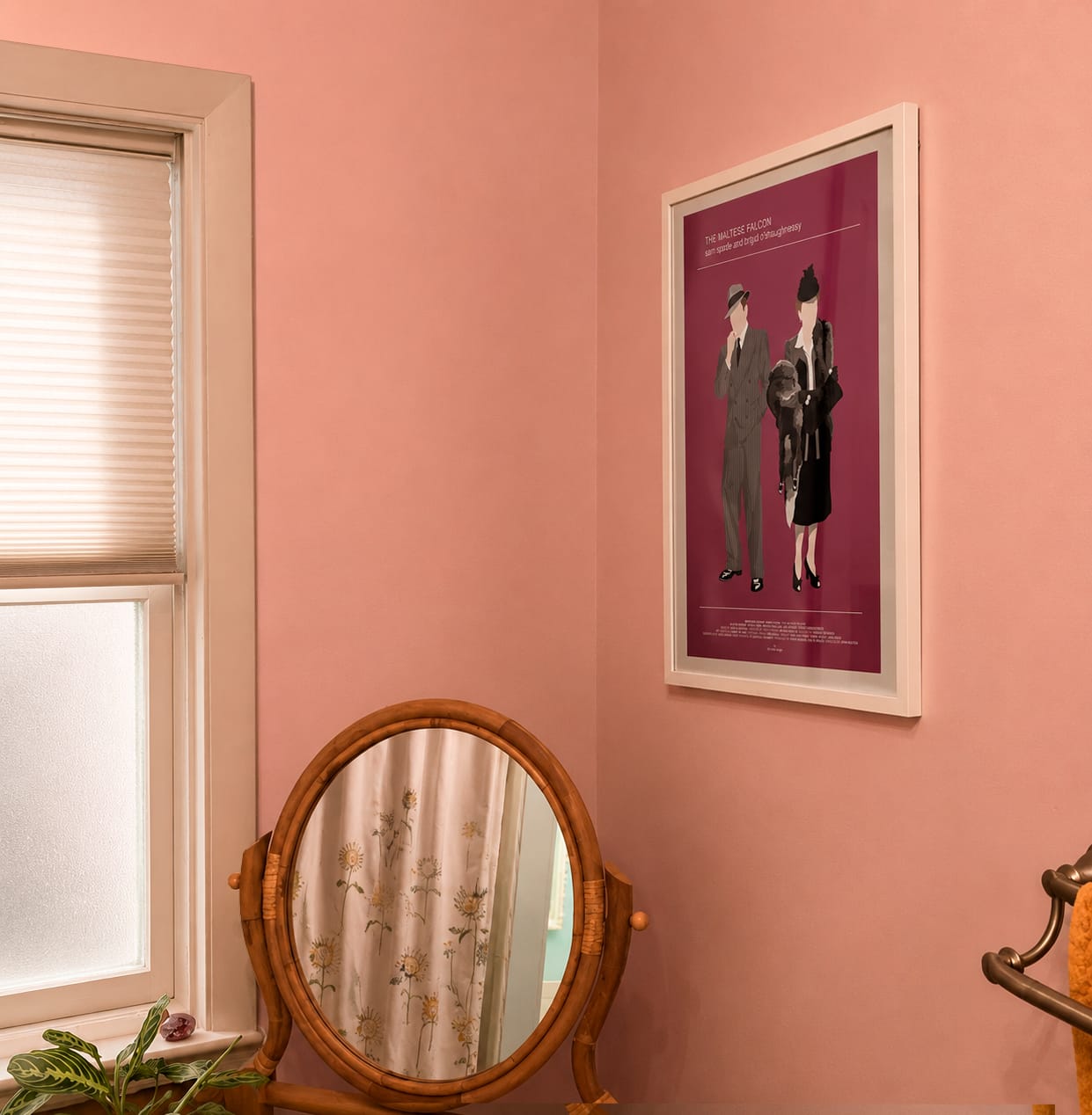 Customer photo review of The Maltese Falcon movie poster, Femme Fatale Film Noir, Humphrey Bogart Mary Astor