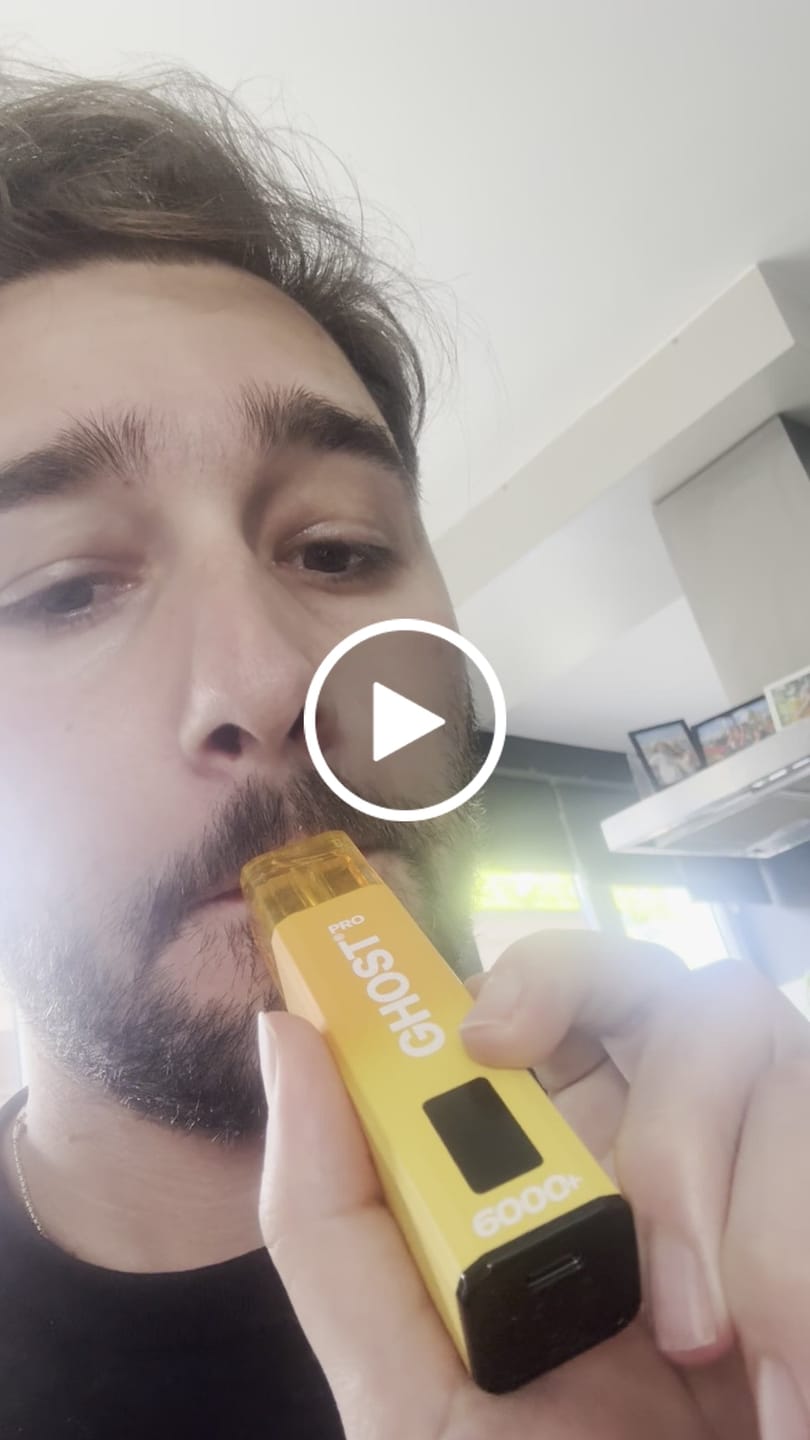 Customer video review of Ghost Pro 6000+ Puffs Disposable Vape