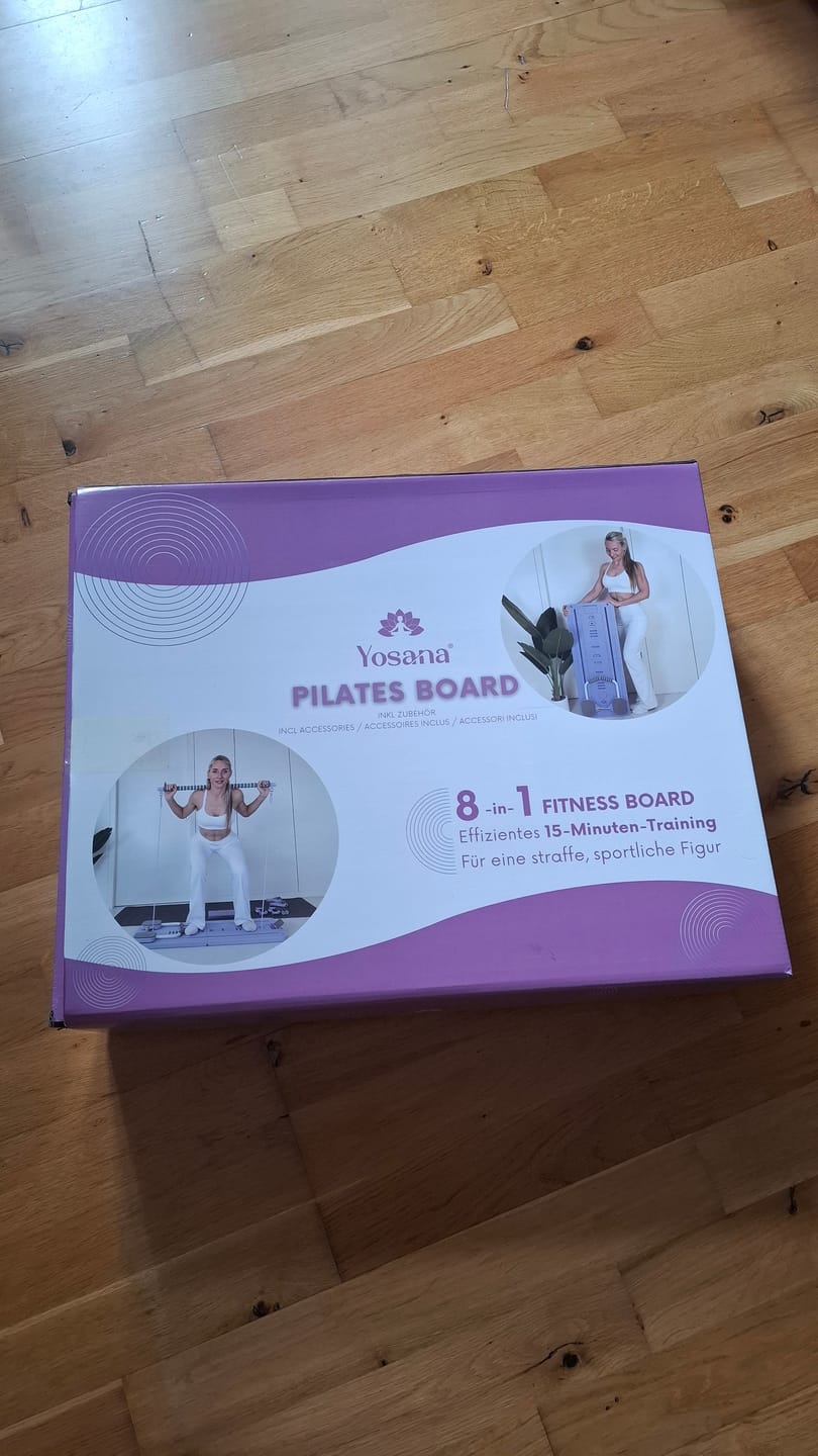 Customer photo review of Pilates Reformer Board - Farbe Flieder