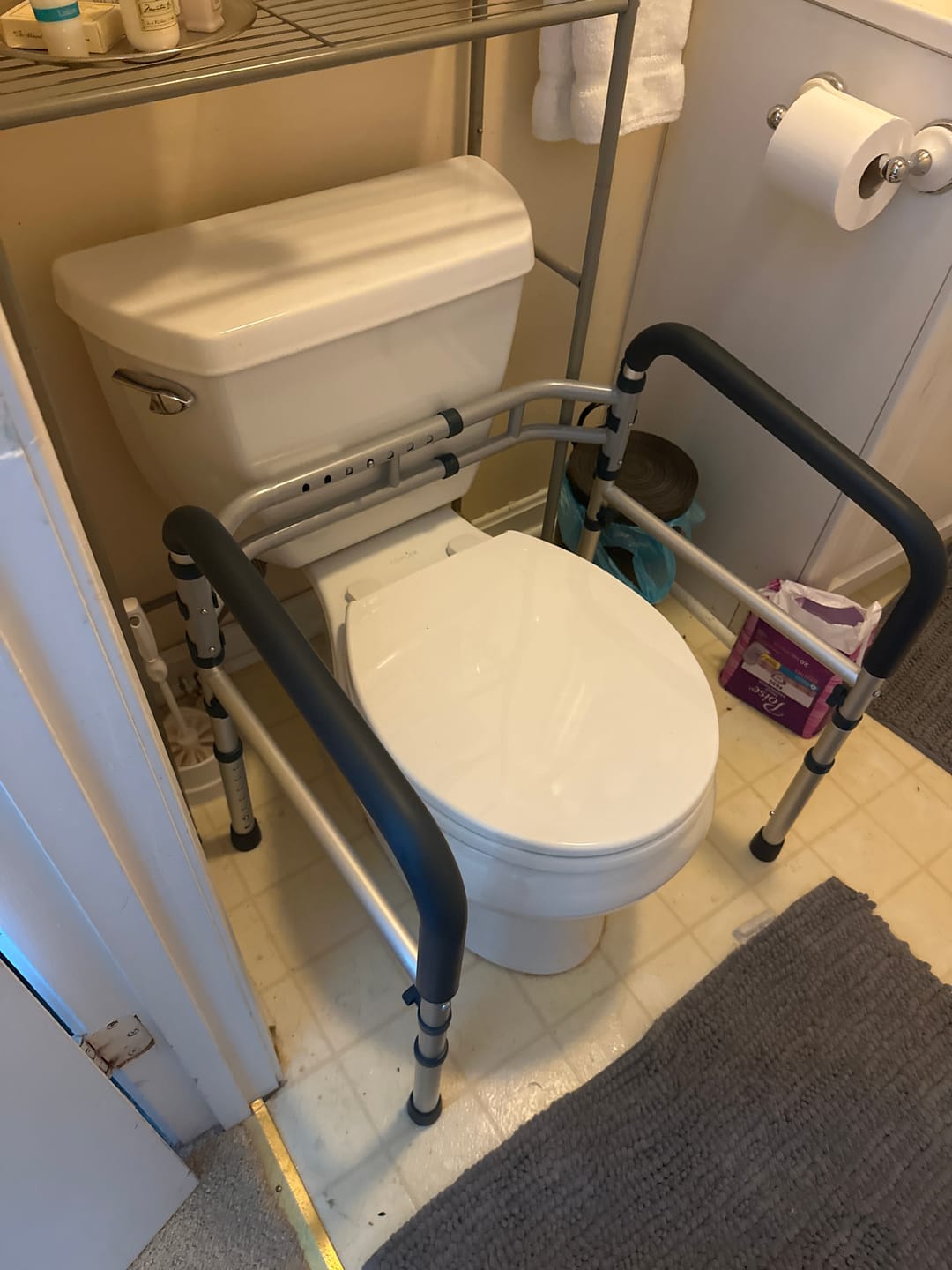 Customer photo review of Toilet Safety Rail (350lb)