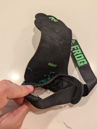 Customer photo review of FROG GRIPS® ELITE OG FINGERLESS - Green