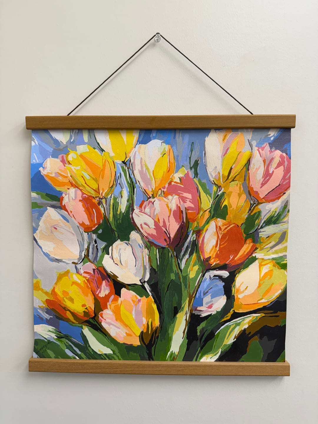 Customer photo review of Paint by Numbers - Blooming Poetry