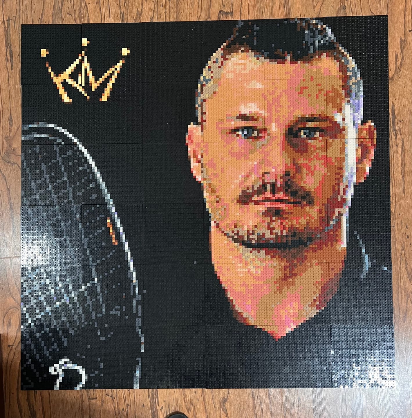 Customer photo review of Custom Design Brick Mosaic - 6x6 baseplates