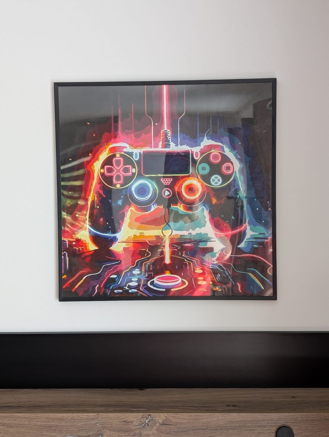 Customer photo review of Malen nach Zahlen - Neon-Symphonie des Spiels