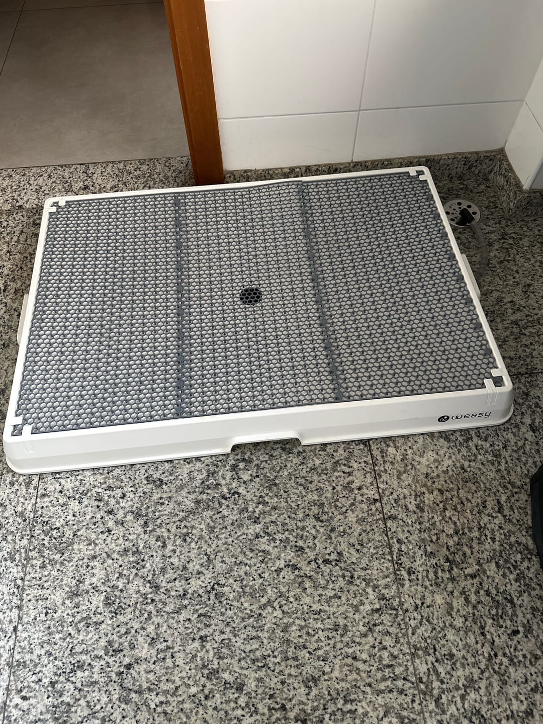 Customer photo review of Weasy Cão | Banheiro inteligente para cachorro