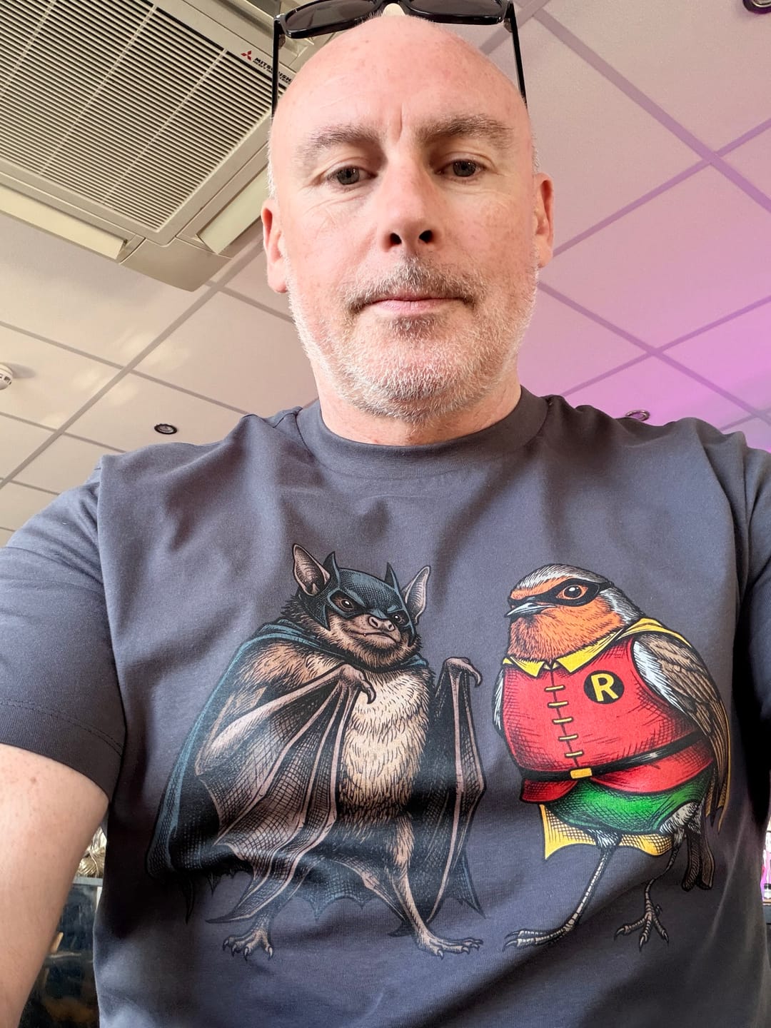 Customer photo review of Bat N Robin 11 T-Shirt