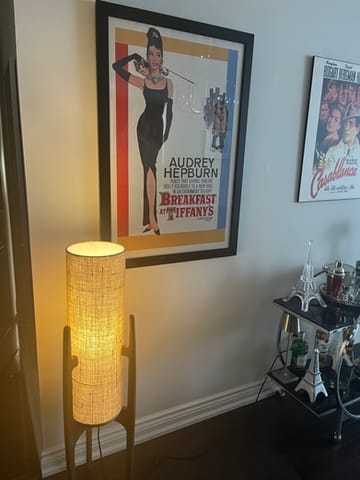 Customer photo review of Rocketlamp | Floor Lamp | Black Walnut