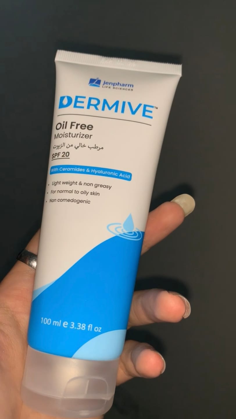 Customer photo review of Dermive Oil Free Moisturizer