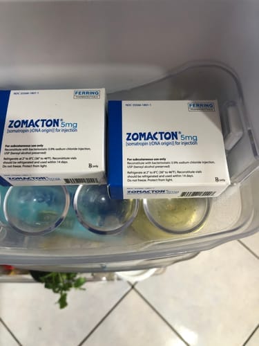 Customer photo review of ZOMACTON | Hormona de crecimiento (Somatropina) 15ui