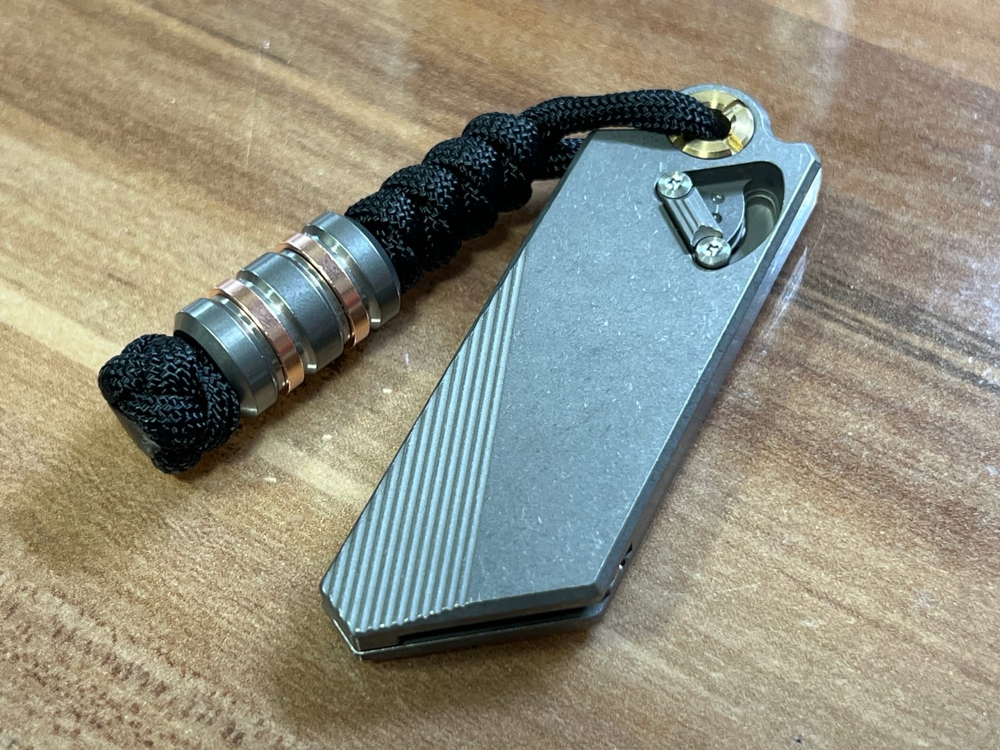 Customer photo review of Terra Hammer—Knife Bead With Lanyard