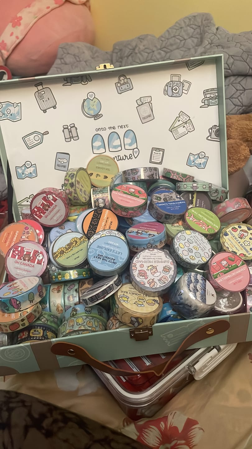 Customer photo review of Tropical Fun Washi Tape (Set of 2)