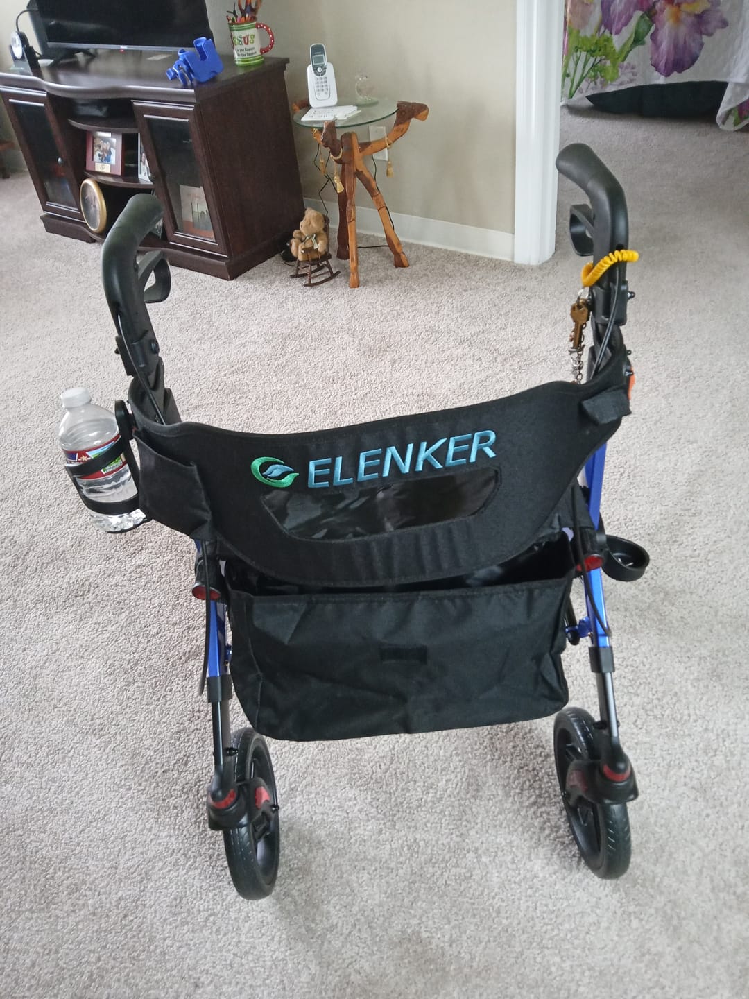Customer photo review of KLD-9315 All-Terrain Rollator Walker 10” Wheels