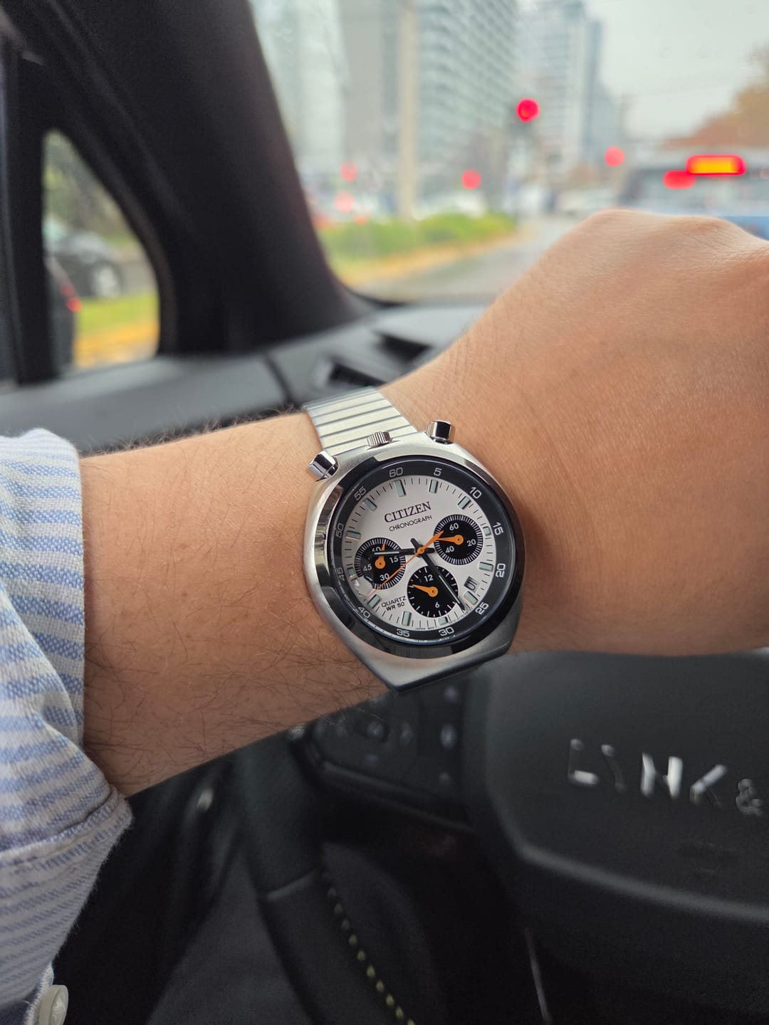 Customer photo review of Reloj Citizen Bullhead AN3660-81A Tsuno Chronograph Panda 38mm