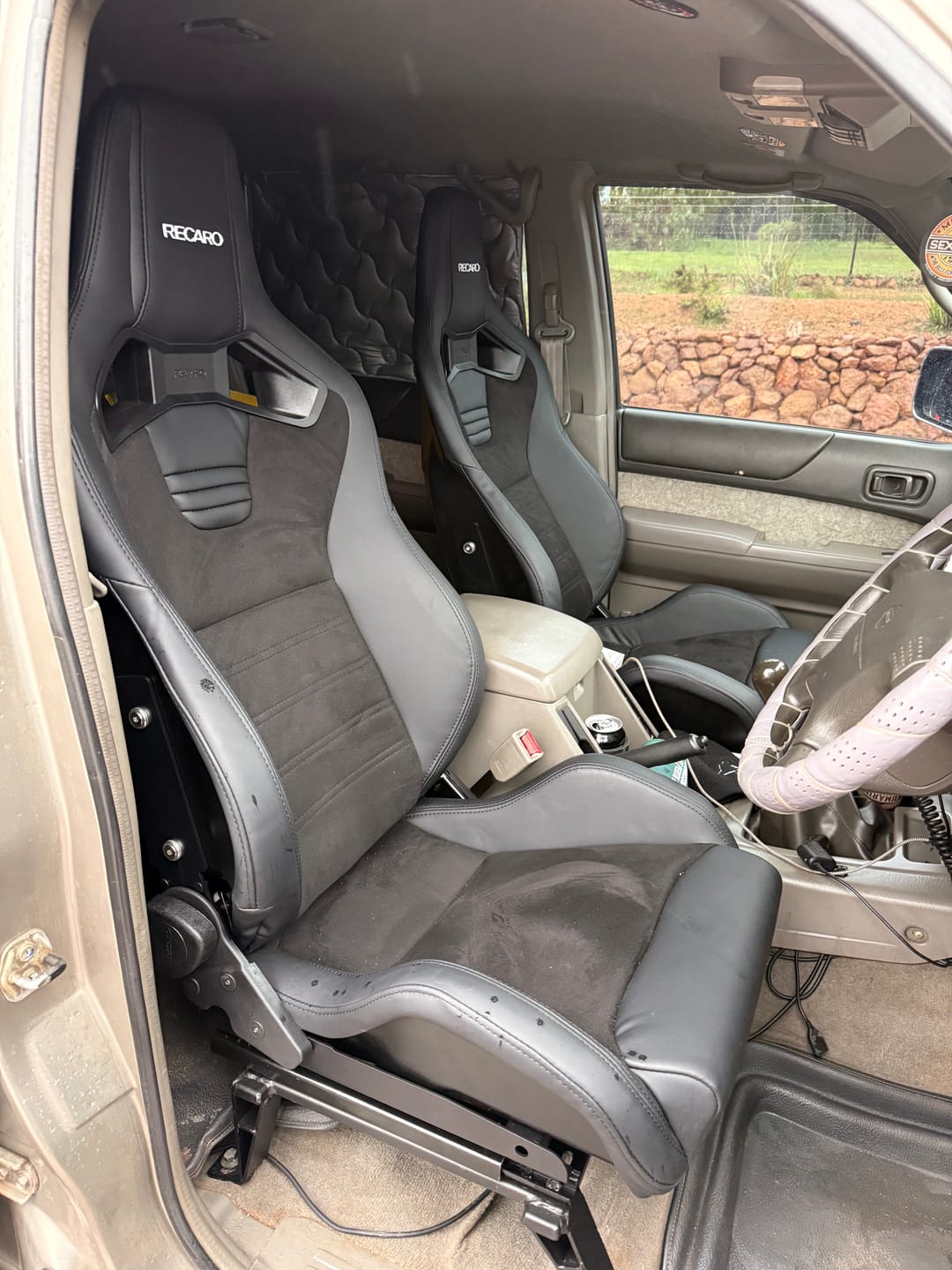 Customer photo review of Recaro CS Sportster Style Recliner Seat - ADR Approved