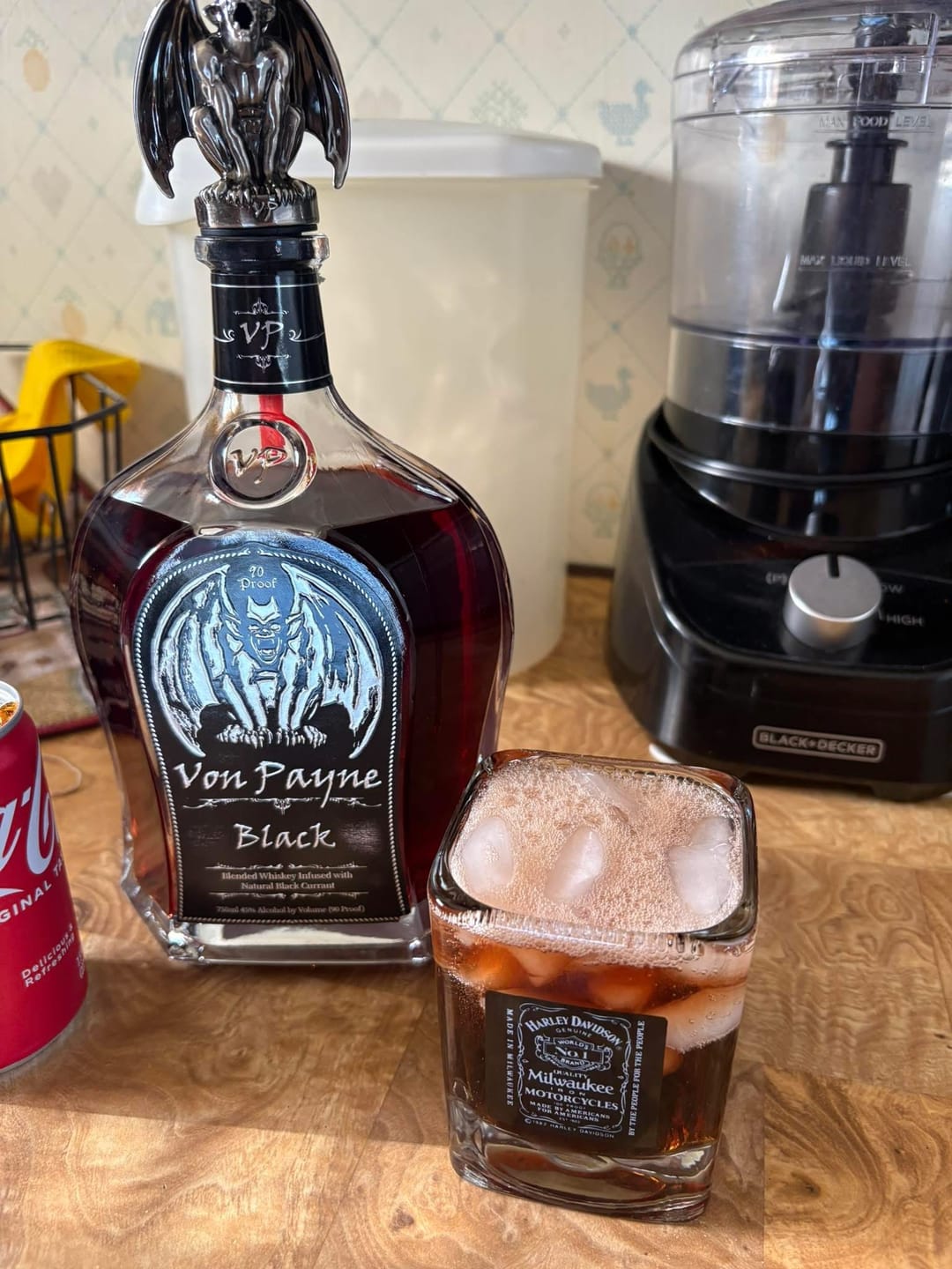 Customer photo review of Von Payne Black Blended Whiskey