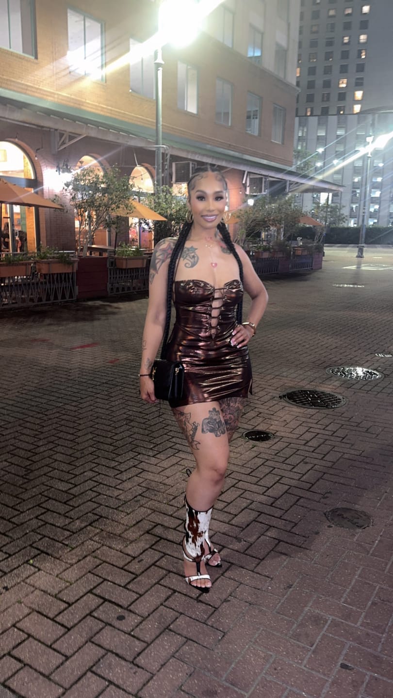 Customer photo review of BOUDIER-COW CALF HAIR STILETTO SANDAL BOOTIE