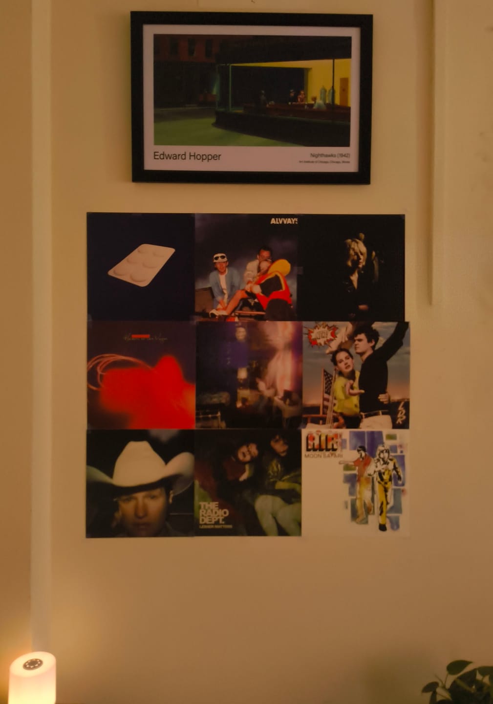 Customer photo review of CUSTOM ALBUM COVER PRINTS - WALL COLLAGE POSTERS