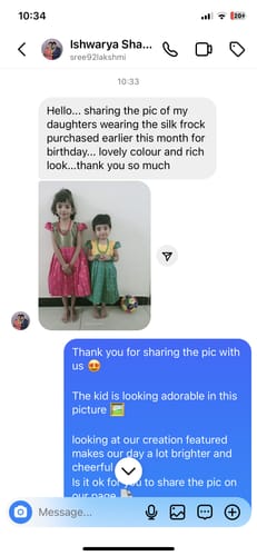 The Nesavu customer review from Ishwarya Sha