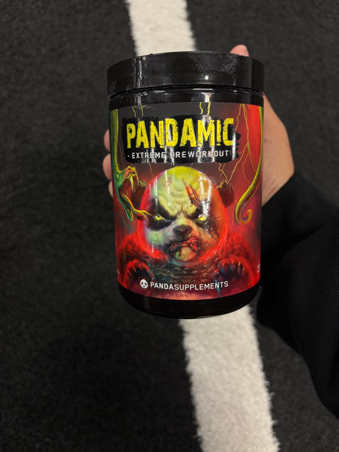 Customer photo review of PANDAMIC PRE-WORKOUT