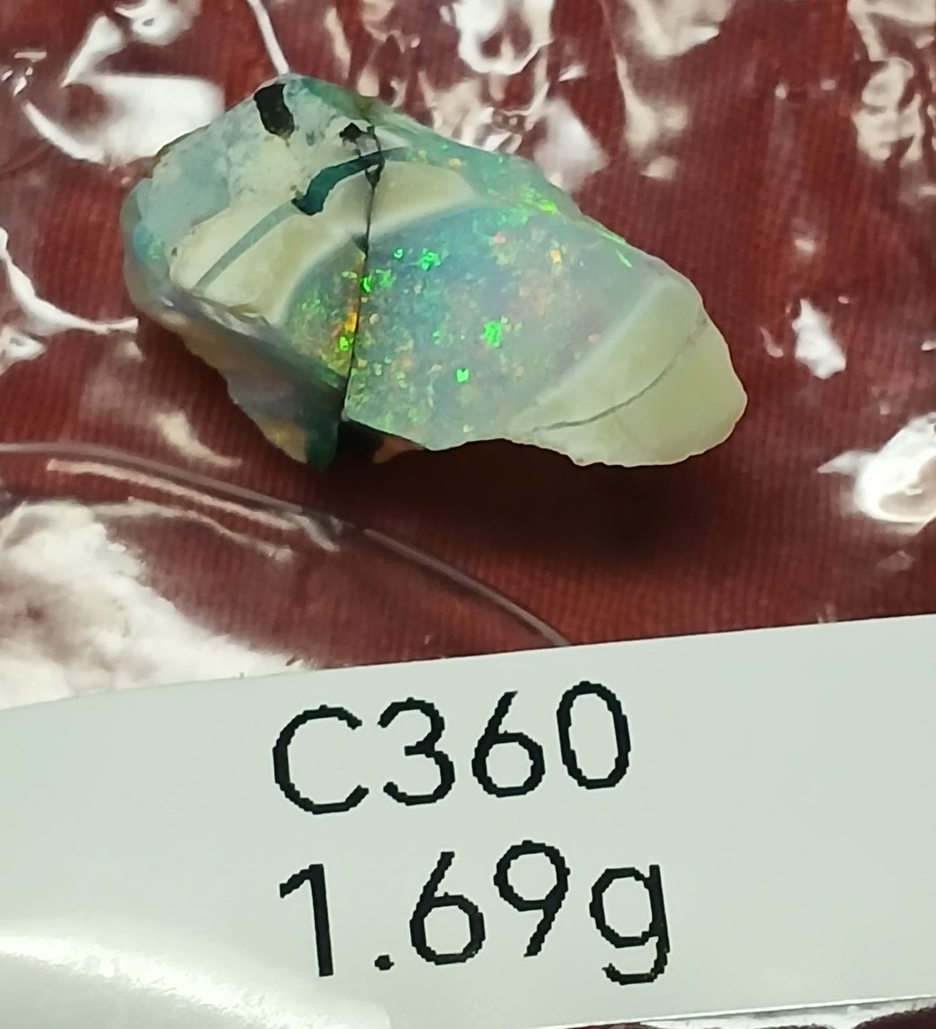 Customer photo review of 1.69g Chalk Opal
