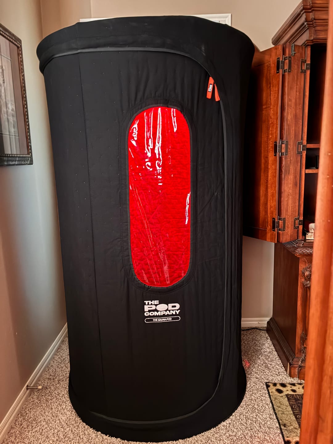 Customer photo review of The Sauna Pod 2.0