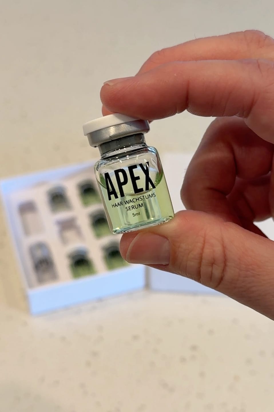 Customer photo review of Apex Hair Growth System