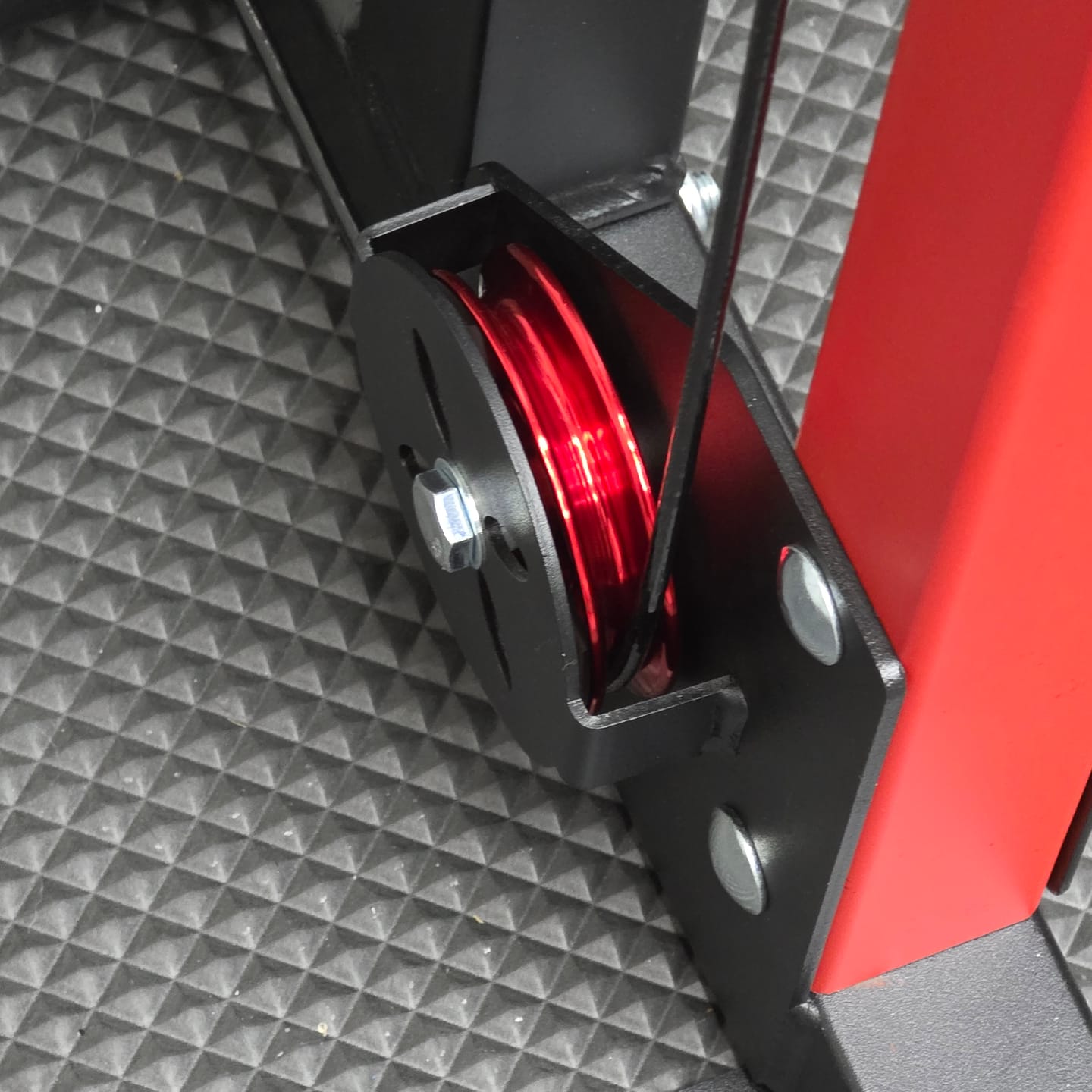 Customer photo review of RitFit Rack Attachment Aluminum Pulley Set