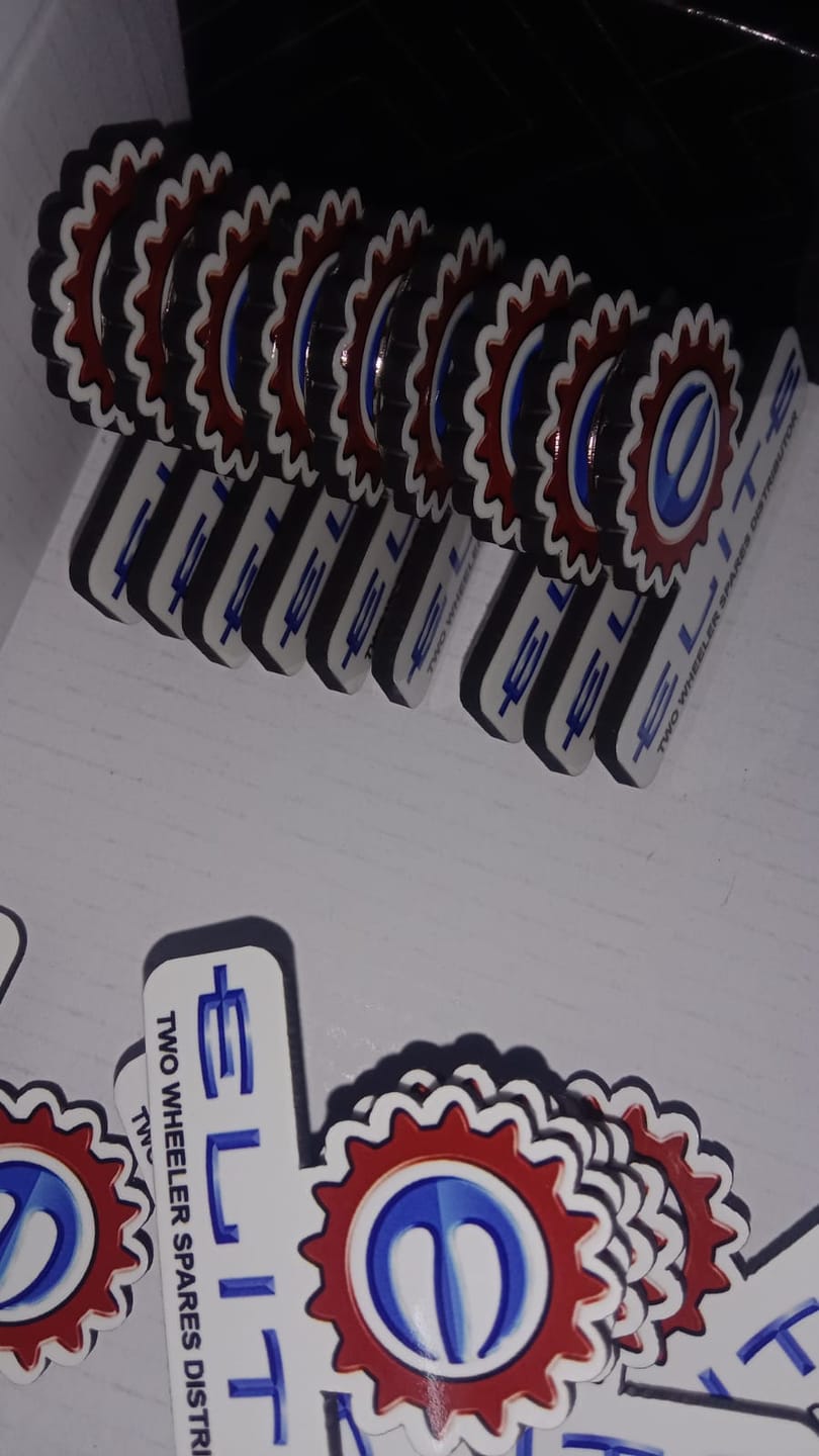 Customer photo review of Customized Magnetic Badge | Wear Your Brand | PrintMine.in