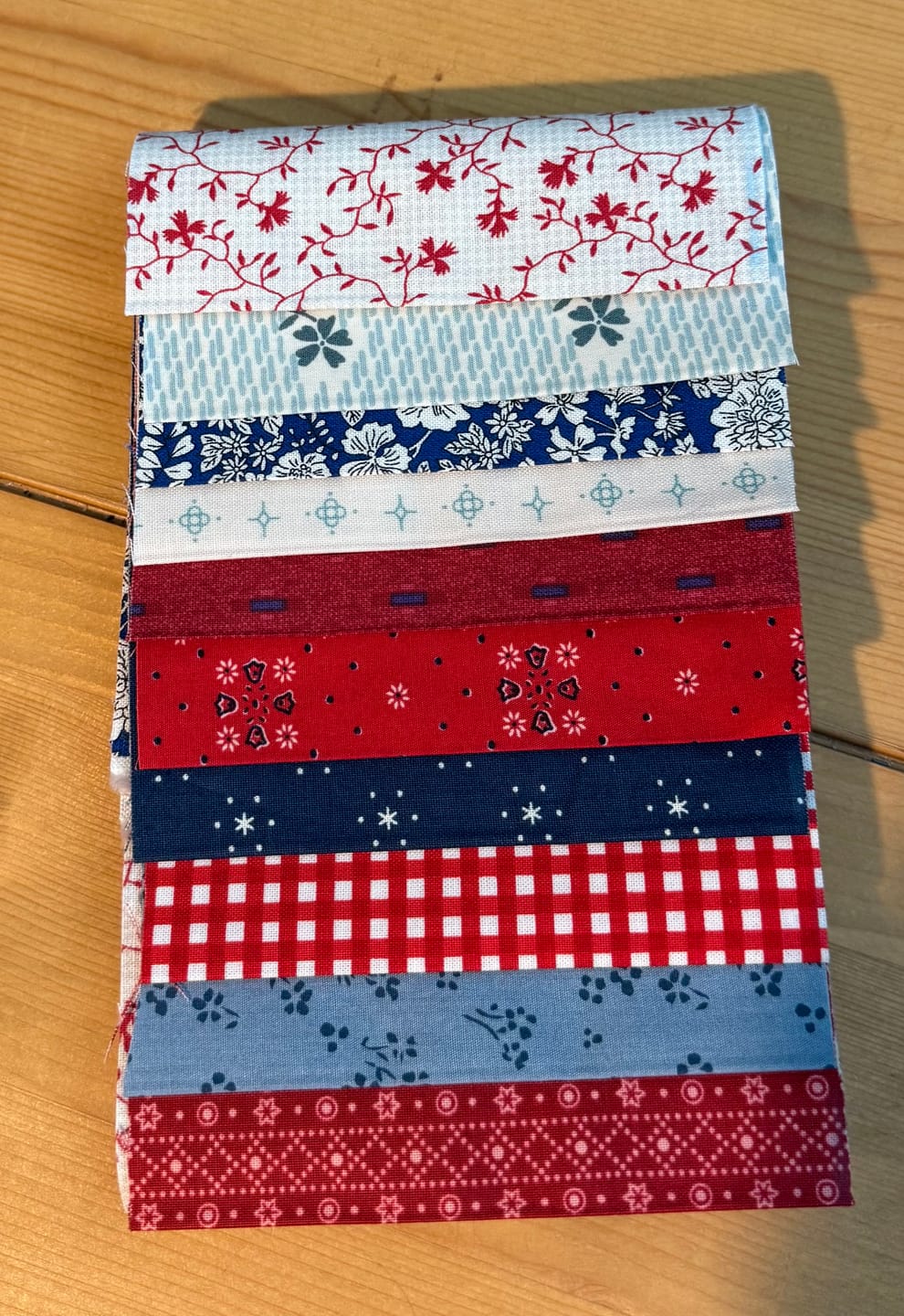 Customer photo review of Fabric Bundle of the Month Subscription