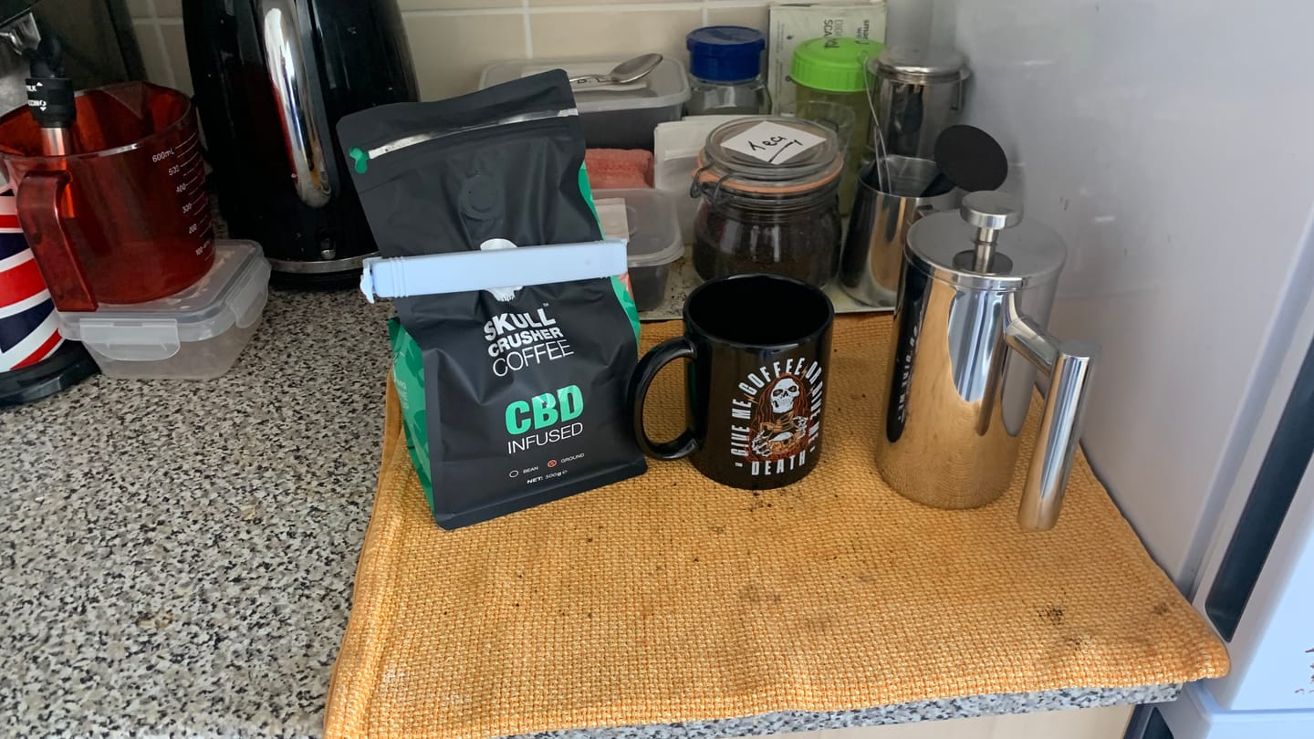 Customer photo review of Skull Crusher - High Caffeine Coffee