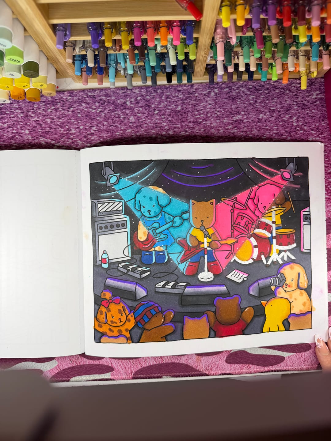 Customer photo review of Ohuhu Honolulu S 48 Colors Dual Soft Tips Alcohol Art Markers, Brush & Soft Chisel
