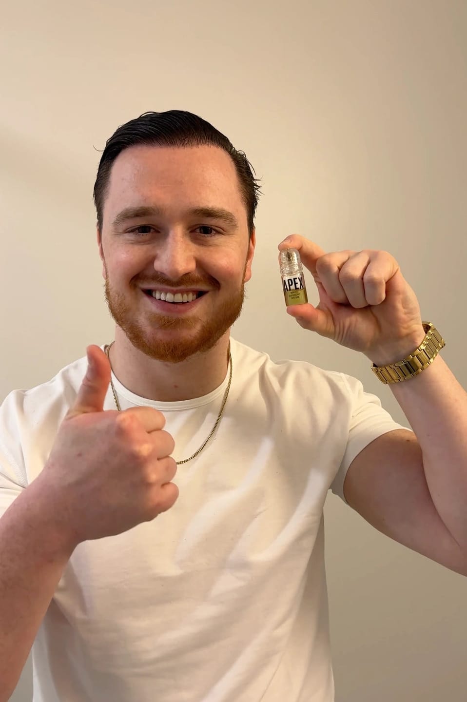 Customer photo review of Apex Hair Growth System