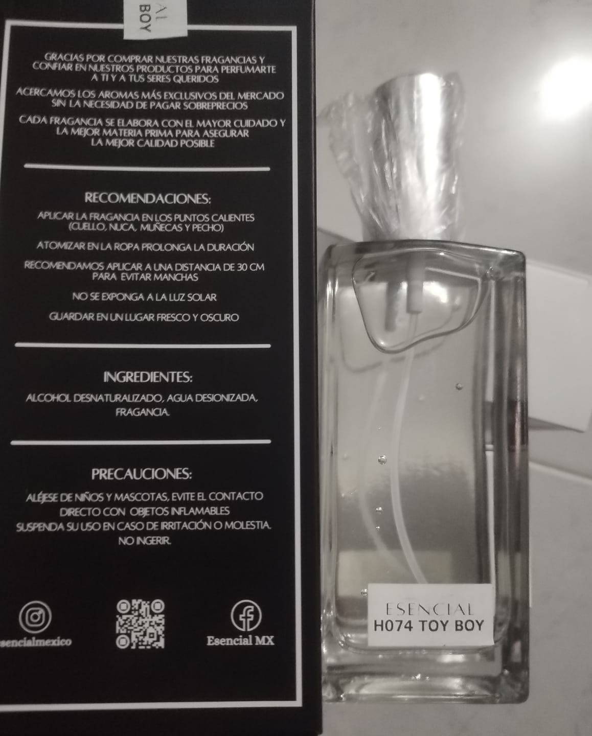 Customer photo review of H074 Inspirado en: Toy Boy - Moschino