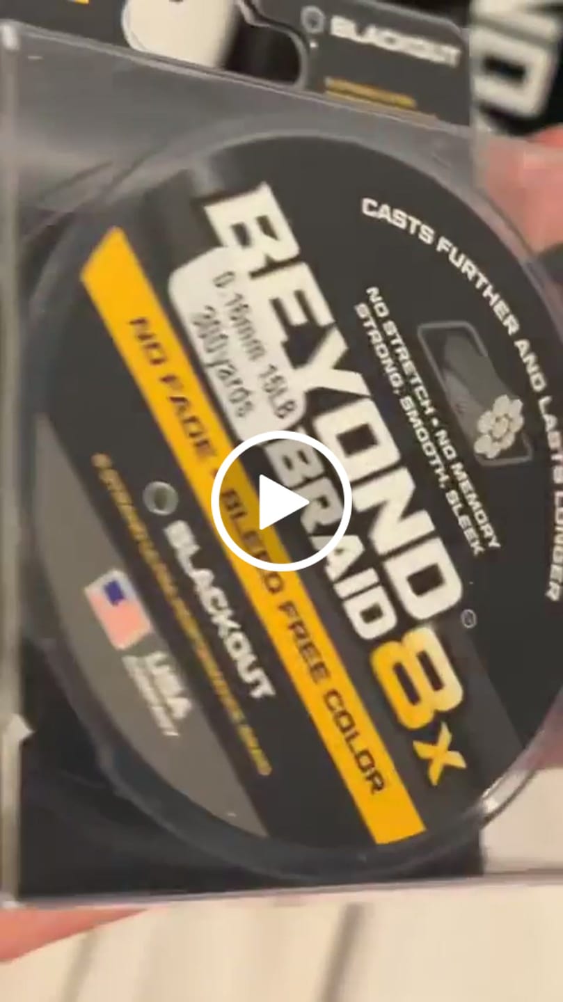 Customer video review of Blackout 8X NO FADE BRAID - Ultra Performance 8 Strand