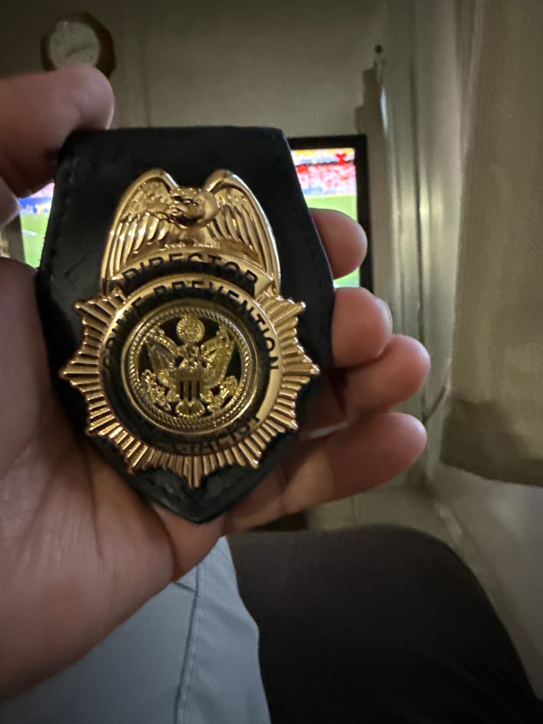 Customer photo review of Customizable Badge MA32