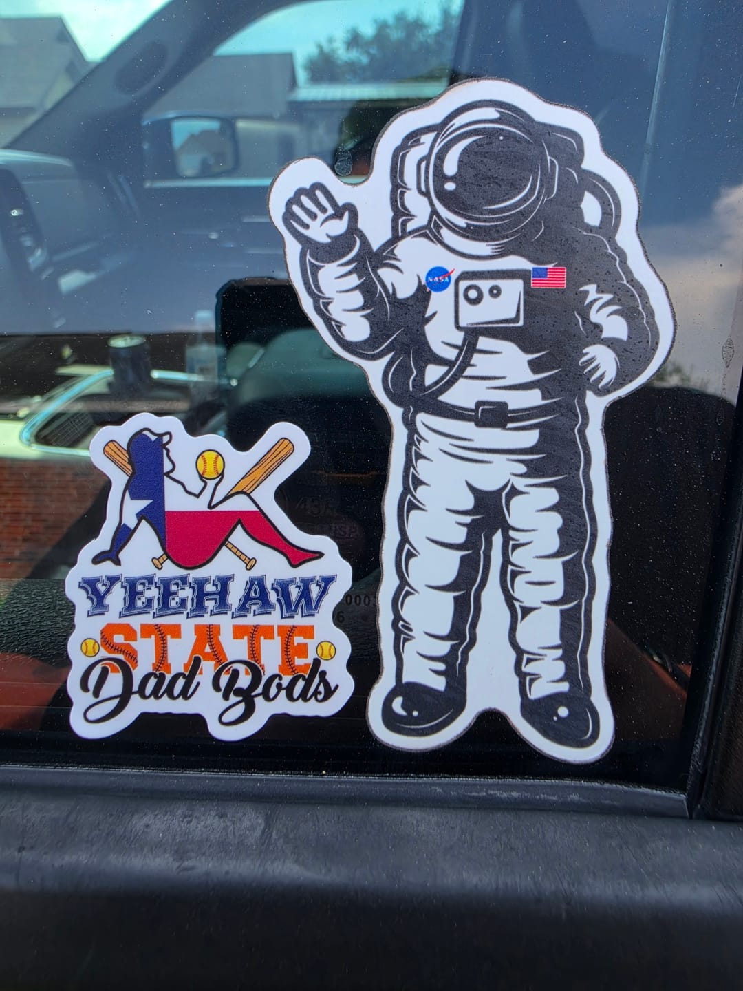 Customer photo review of Cut to Shape Stickers