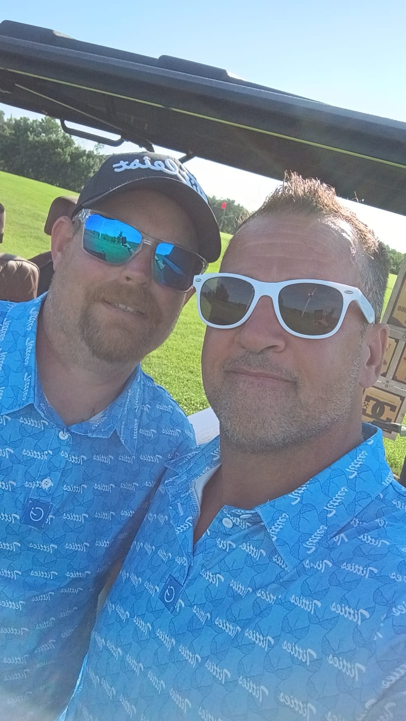 Customer photo review of Bumper McGee - Funny Golf Polo Shirt