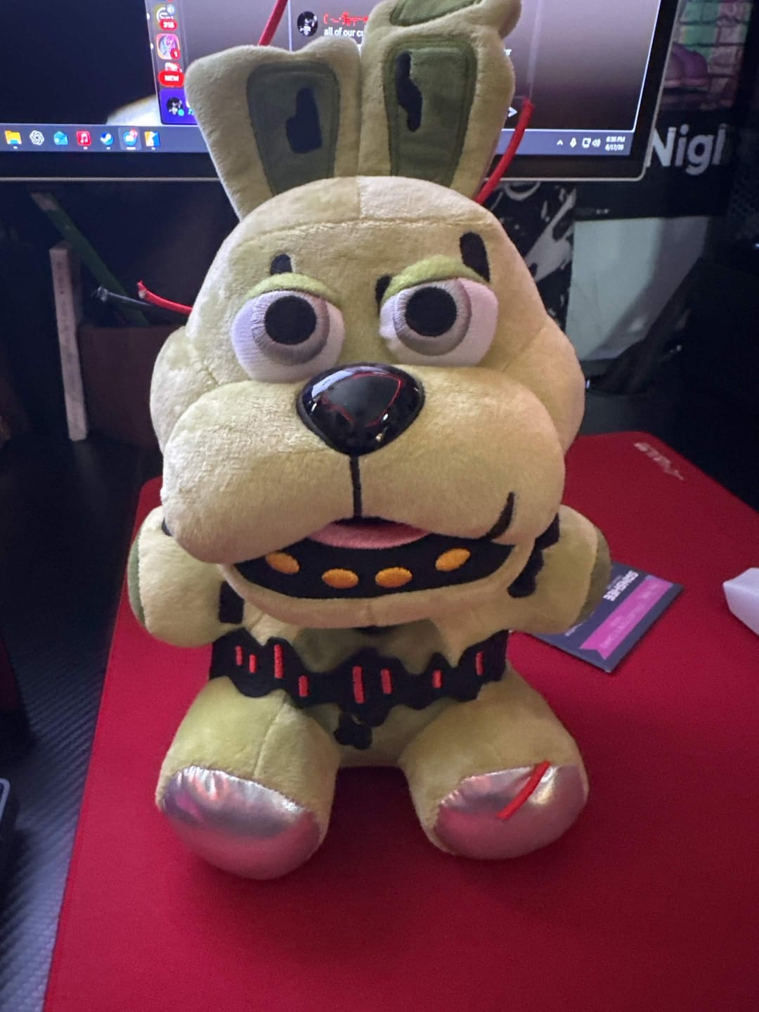 Customer photo review of Five Nights at Freddy's - Springtrap Collector's Plush