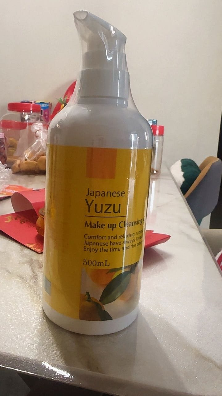 Customer photo review of Nursery Yuzu Make Up Cleansing Gel (180ml/ 200ml/ 500ml)