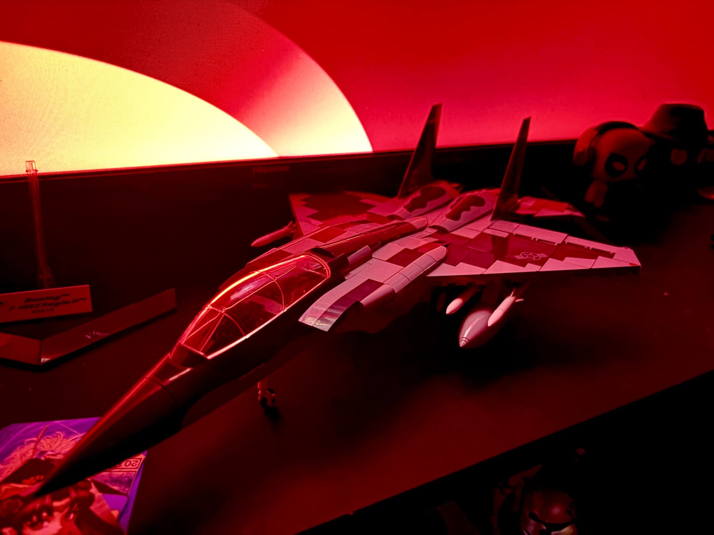 Customer photo review of COBI Boeing F-15EX Eagle II Fighter Jet : Set #5900