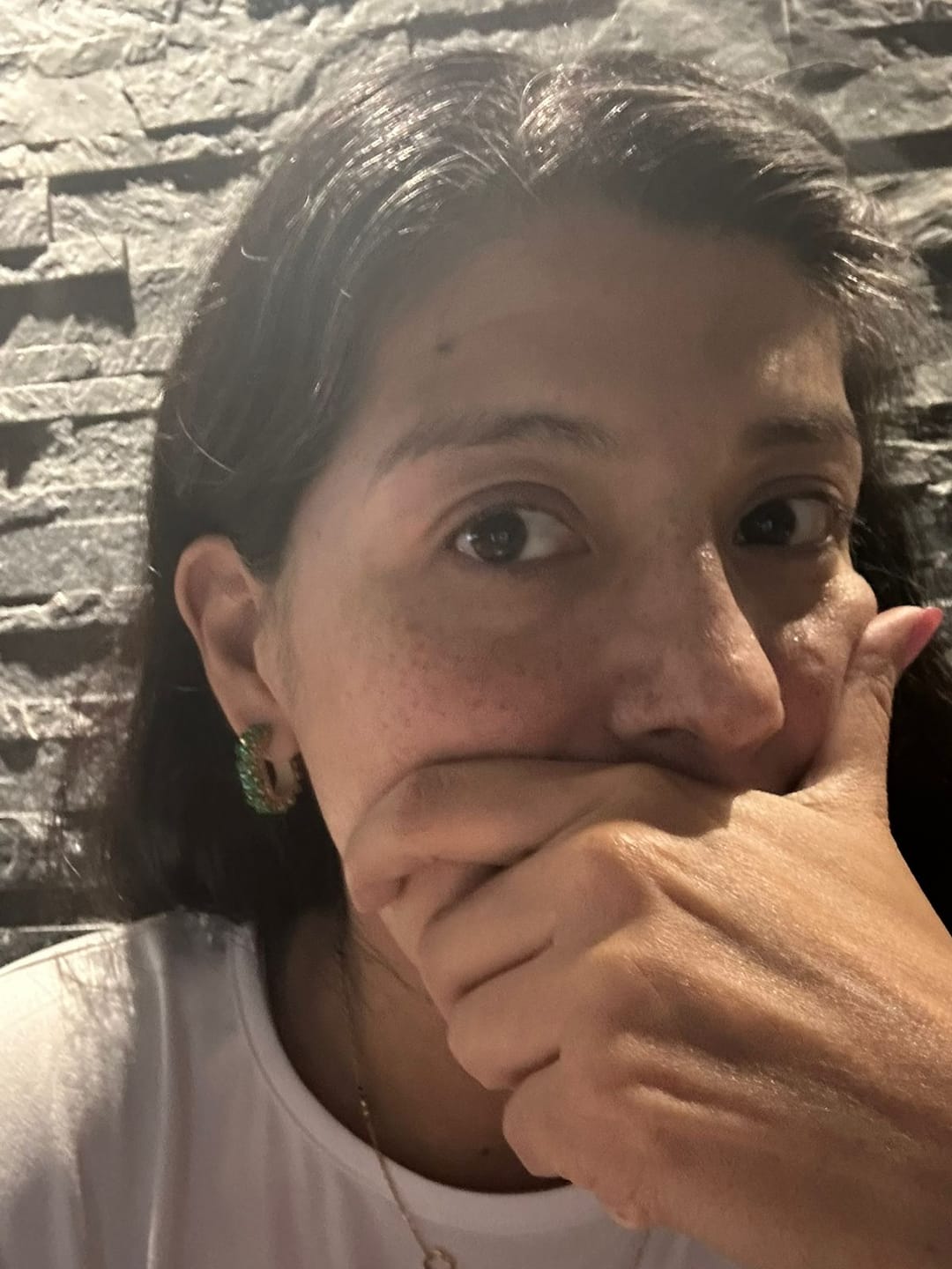 Customer photo review of Aretes Bling
