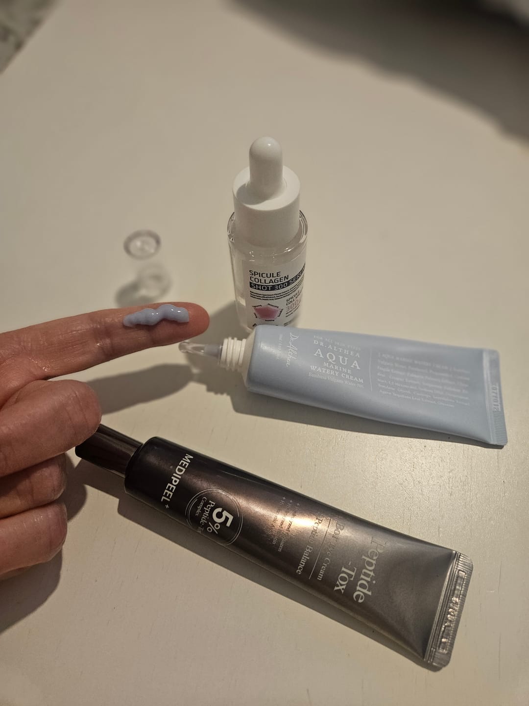 Customer photo review of Liftinga krēms ādai ap acīm ar peptīdu kompleksu Medi-Peel Peptide Bor Tox Eye Cream