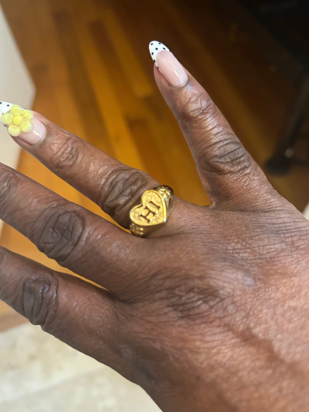 Customer photo review of Plumeria Hawai'i Signet Ring